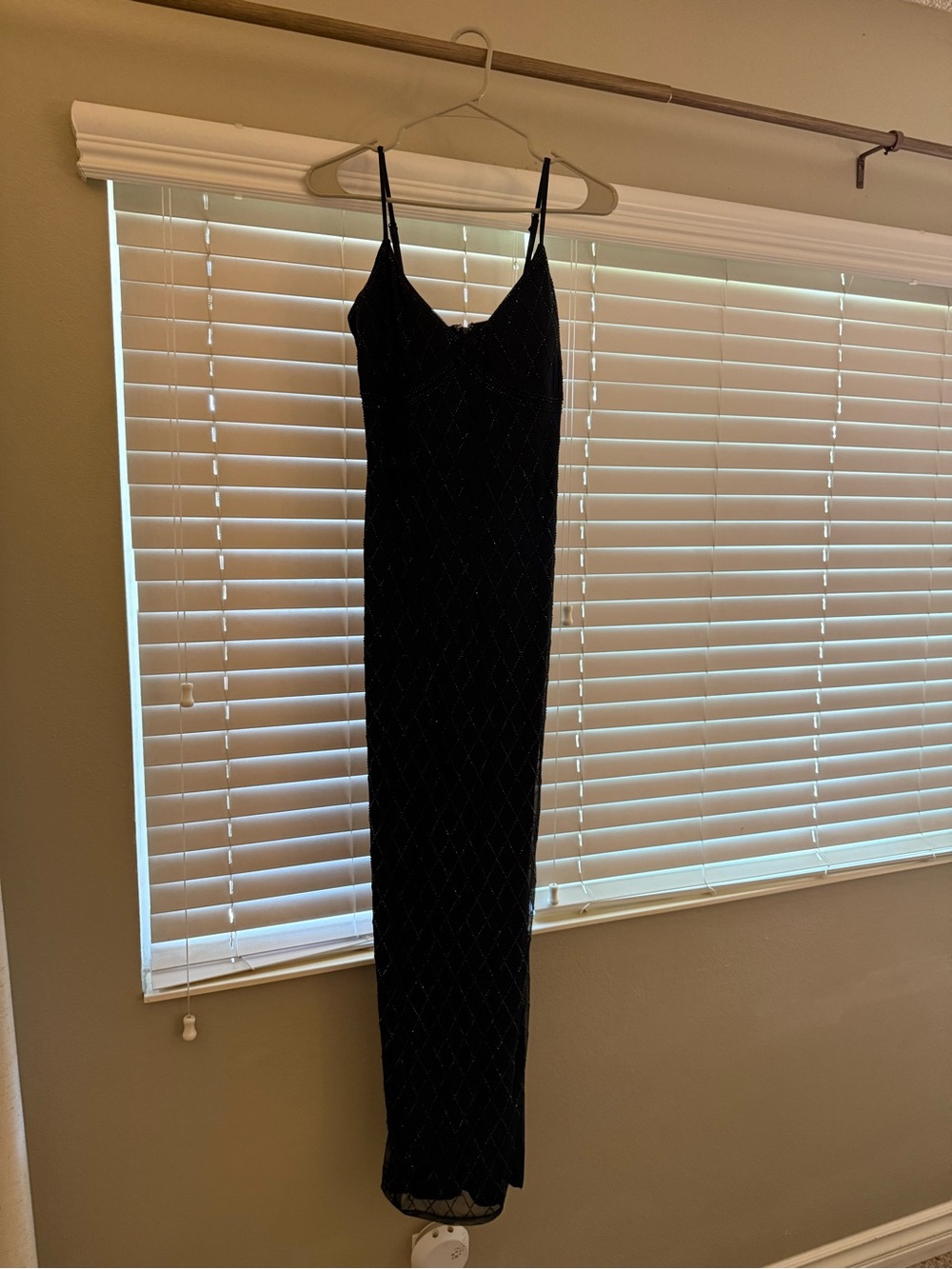 Windsor Black Beaded Slip Dress - Elegant Women’s Evening Dress